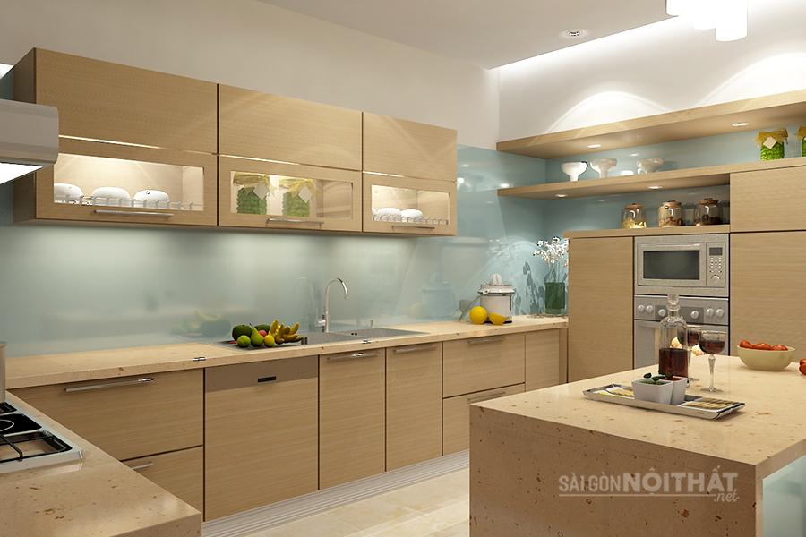 Tư vấn lựa chọn tủ bếp 2 tầng tiết kiệm kh&ocirc;ng gian
